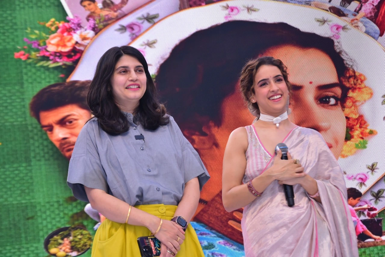 Mrs. Actress Sanya Malhotra Stole The Spotlight At This Special Occasion, Accompanied By Her Co Star Nishant Dahiya And Other Notable Personalities From The Industry.