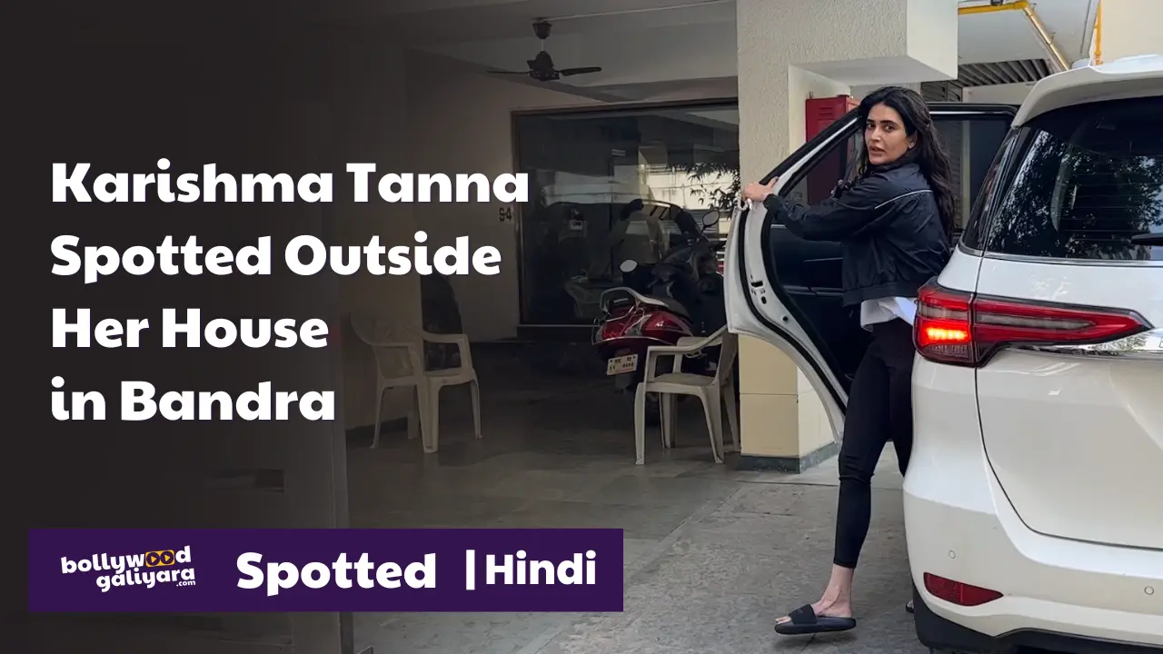 Glam Alert! Spotted Outside Her House: Karishma Tanna